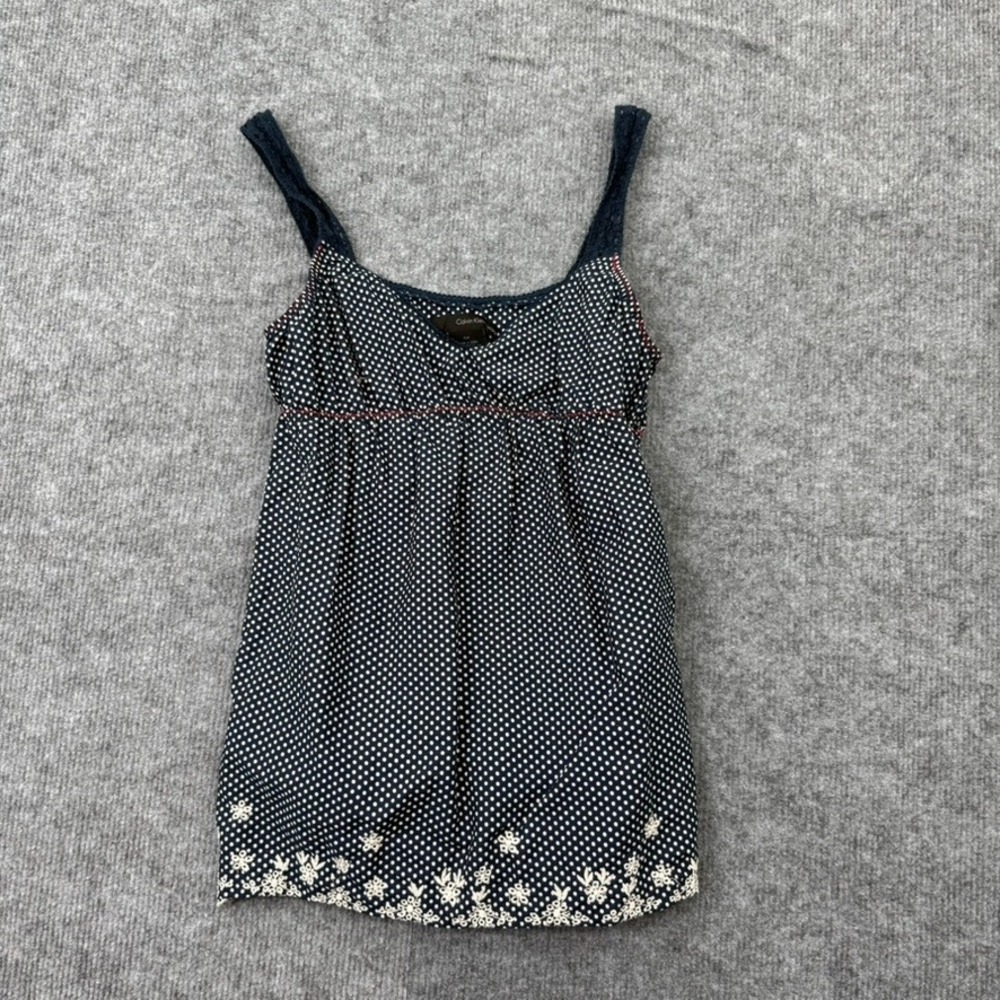 Y2K Calvin Klein Jeans Cami Tank Top Women P Cotton Babydoll Coquette Indie Boho